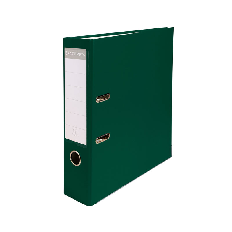 PVC Lever Arch file Green